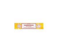 Grenadine Boutique - SATYA Encens Bâtonnets Naturels et Boisés - Lot de 12 Boîtes de 15g Bois de Santal