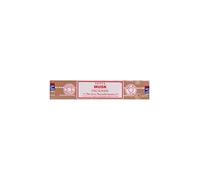 Grenadine Boutique - SATYA Encens Bâtonnets Naturels et Boisés - Lot de 12 Boîtes de 15g Musc