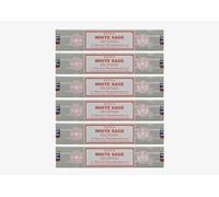 Grenadine Boutique - SATYA Encens Bâtonnets Purification - Lot de 6 Boîtes de 15g Sauge Blanche White Sage