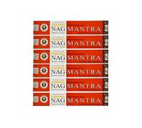 Grenadine Boutique - Vijayshree Golden Encens Bâtonnets Méditation et Relaxation - Lot de 6 Boîtes de 15g Nag Mantra