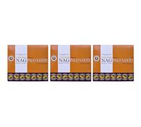 Grenadine Boutique - Vijayshree Golden Encens Cônes - Lot de 3 Boîtes de 10 Cônes Nag Palo Santo