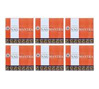Grenadine Boutique - Vijayshree Golden Encens Cônes - Lot de 6 Boîtes de 10 Cônes Nag Mantra