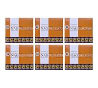 Grenadine Boutique - Vijayshree Golden Encens Cônes - Lot de 6 Boîtes de 10 Cônes Nag Palo Santo