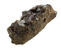 GRENAT GROSSULAIRE-ANDRADITE en provenance de France, Massif du Costabonne, Pyrénées-Orientales - Pierre Naturelle Rare et Puissante 413.0 ct - Certificat d'Authenticité Inclus 69 x 29 x 22 mm G