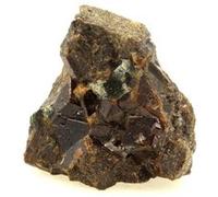 GRENAT GROSSULAIRE-ANDRADITE en provenance de France, Massif du Costabonne, Pyrénées-Orientales - Pierre Naturelle Rare et Puissante 197,5 ct - Certificat d'Authenticité Inclus 36 x 34 x 18 mm G