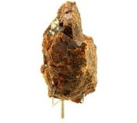 GRENAT GROSSULAIRE-ANDRADITE en provenance de France, Massif du Costabonne, Pyrénées-Orientales - Pierre Naturelle Rare et Puissante 671,6 ct - Certificat d'Authenticité Inclus 75 x 34 x 35 mm G