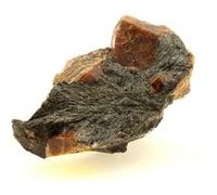 GRENAT GROSSULAIRE-ANDRADITE en provenance de France, Massif du Costabonne, Pyrénées-Orientales - Pierre naturelle rare et puissante, propriétés de guérison et d'ancrage 137,0 ct - Certificat d'Authen
