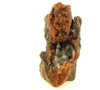 GRENAT GROSSULAIRE-ANDRADITE en provenance de France, Pyrénées-Orientales - Pierre Naturelle Rare et Puissante 387,0 ct - Certificat d'Authenticité Inclus 50 x 27 x 24 mm G