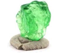 GRENAT TSAVORITE - Pierre Naturelle en Provenance de Tanzanie, Merelani Hills - Pierre précieuse, vert éclatant, 0.58 ct - Certificat d'Authenticité Inclus 6 x 5 x 2 mm Vert G