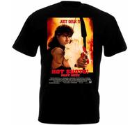 GRENCODE Hot Shots 2 ver.2 Movie Poster T Shirt Black Black XXL