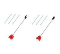 Grendly Lot de 2 mélangeurs époxy pour perceuse - Peinture de 19,7 litres et résine époxy - Palette d'agitation pour perceuses - 6 bâtons d'agitation