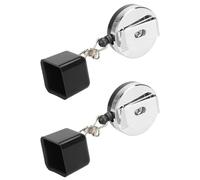 Grendly Lot de 2 porte-craies rétractables pour queue de billard