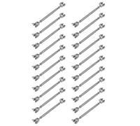 Grendly Lot de 20 tendeurs à vis en acier inoxydable 304 avec mâchoire fermée Filetage 7/81 cm