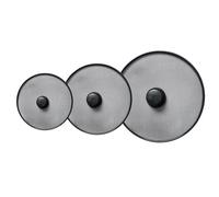 Grendly Lot de 3 protections anti-éclaboussures pour poêle à frire, anti-éclaboussures de graisse, filet, couvercle résistant à l'