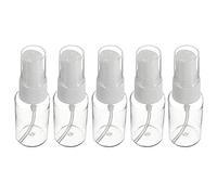 Grendly Lot de 5 flacons vides en plastique transparent pour parfum - flacon avec pulvérisation fine - 20 ml