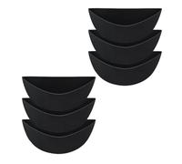 Grendly Revêtement de pot de fleurs demi-rond de 35,6 cm, pour panier suspendu, insert pour panier de fleurs pour accessoires de jardin