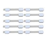 Grendly Verrou de tiroir pour enfant - Serrure de protection multifonction pour porte d'armoire - Serrure de sécurité pour enfant - Anti-piège