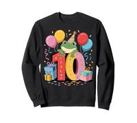 Grenouille 10e anniversaire pour garçon fille 10 ans dixième dix grenouille Sweatshirt