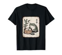 Grenouille à raviolis Kawaii avec Bambou Dim Sum T-Shirt