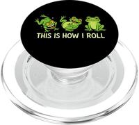 Grenouille amusante « This Is How I Roll » pour les amoureux des animaux PopSockets PopGrip pour MagSafe