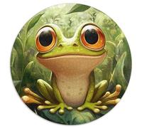 Grenouille Arbre Puzzle 1000 Pièces Cadeau Unique Jeu Éduchatif Challenge Toy À De Qualité Supérieure Peinture Art pour Adultes Et Enfants 1000pcs (67.5x67.5cm)