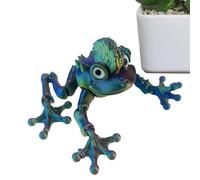 Grenouille articulée imprimée dans, jouet grenouille imprimé en | Statue de grenouille entièrement articulée,Sculpture décorative articulée de 4,3 pouces, jouet animal imprimé en unique, statue