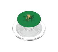 Grenouille Assise sur Les Toilettes amphibien Graphique Salle de Bain PopSockets PopGrip pour MagSafe