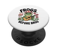 Grenouille Avant Les frères Grenouille Guitariste Musicien PopSockets PopGrip Adhésif