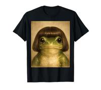 Grenouille avec Coupe de Cheveux Bob Meme Silly Amphibian Gen Alpha Kids T-Shirt