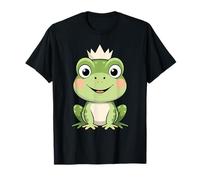 Grenouille avec Couronne Illustration T-Shirt