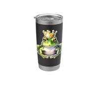 Grenouille avec couronne x grenouille prince Gobelet isotherme en acier inoxydable double paroi
