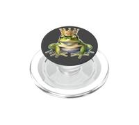 Grenouille avec Couronne x Grenouille Prince PopSockets PopGrip pour MagSafe