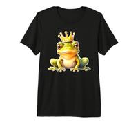 Grenouille avec Couronne x Grenouille Prince T-Shirt Haut de Gamme