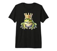 Grenouille avec Couronne x Grenouille Prince T-Shirt Haut de Gamme