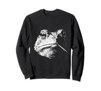 Grenouille avec Cure-Dents drôle Crapaud voyou Gangster Meme Sweatshirt