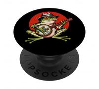Grenouille Banjo Tatouage Flash Vintage Classique American Tatouages PopSockets PopGrip Adhésif