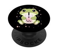 Grenouille Boba Tea Bubble Tea Anime Kawaii PopSockets PopGrip Interchangeable