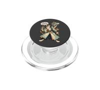 Grenouille Chats-Weathermen Météorologue drôles Météorologie PopSockets PopGrip pour MagSafe