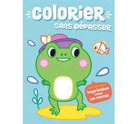 Grenouille - Colorier sans dépasser - Collectif - Yoyo Books - broché - Document jeunesse