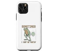Grenouille Comique Pète Humour Pixel Art Rétro Coque pour iPhone 11 Pro