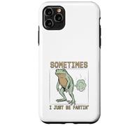 Grenouille Comique Pète Humour Pixel Art Rétro Coque pour iPhone 11 Pro Max