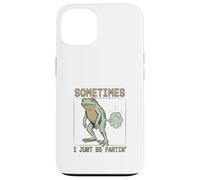 Grenouille Comique Pète Humour Pixel Art Rétro Coque pour iPhone 13