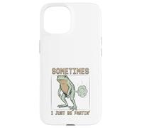 Grenouille Comique Pète Humour Pixel Art Rétro Coque pour iPhone 15