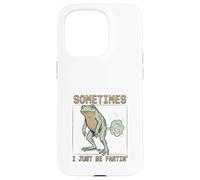 Grenouille Comique Pète Humour Pixel Art Rétro Coque pour iPhone 15 Pro
