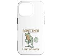 Grenouille Comique Pète Humour Pixel Art Rétro Coque pour iPhone 16 Pro