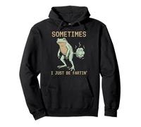 Grenouille Comique Pète Humour Pixel Art Rétro Sweat à Capuche