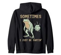 Grenouille Comique Pète Humour Pixel Art Rétro Sweat à Capuche