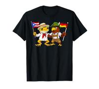 Grenouille Coquí de Porto Rico Aigle allemand Drapeau T-Shirt