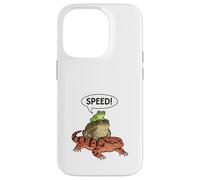 Grenouille Crapaud Monstre de Gila Empilés Humour Reptile Coque pour iPhone 14 Pro