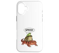 Grenouille Crapaud Monstre de Gila Empilés Humour Reptile Coque pour iPhone 16 Plus